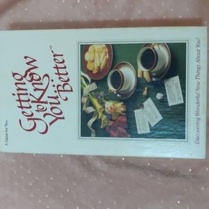 Vtg. Getting to know you better board game